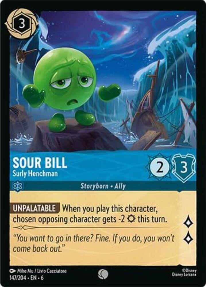 Sour Bill, Surly Henchman 147/204 (Azurite Sea) 