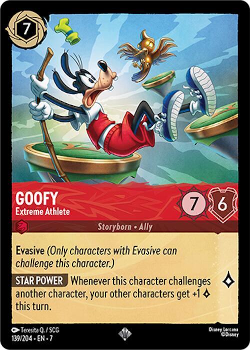 Goofy, Extreme Athlete 139/204 (Archazia's Island) 