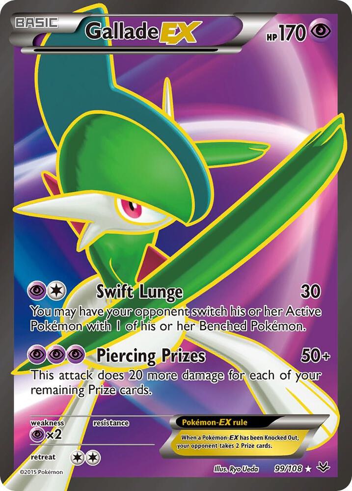 Gallade EX 99/108 (XY - Roaring Skies)  - Holofoil