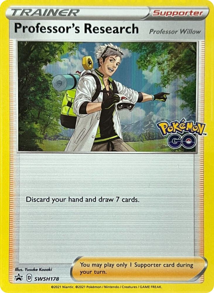Professors Research Professor Willow SWSH178 SWSH178 (SWSH: Sword & Shield Promo Cards)  - Holofoil