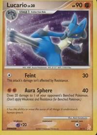 Lucario 3/11 (DP Trainer Kit: Manaphy & Lucario)  - Holofoil