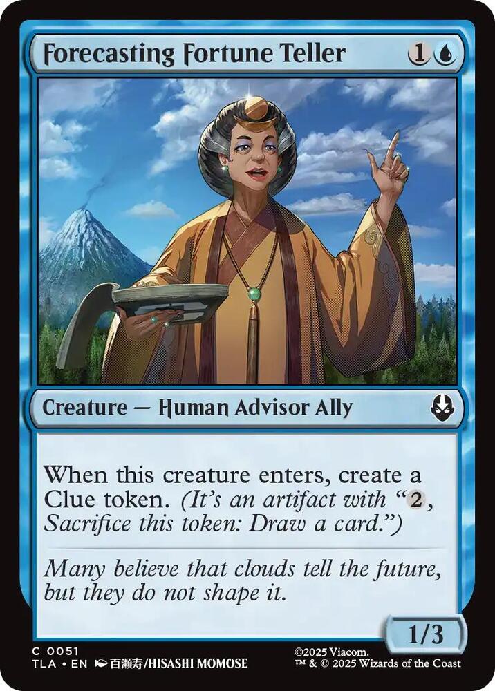 Forecasting Fortune Teller 51/286 (Avatar: The Last Airbender) 