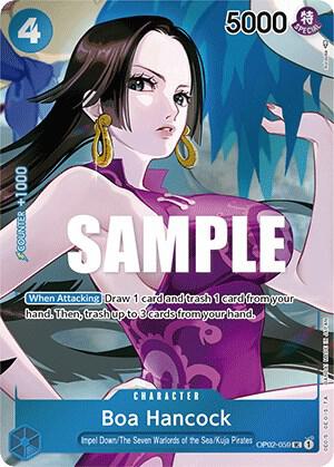 Boa Hancock (Box Topper) OP02-059 (Paramount War)  - Full Art Foil