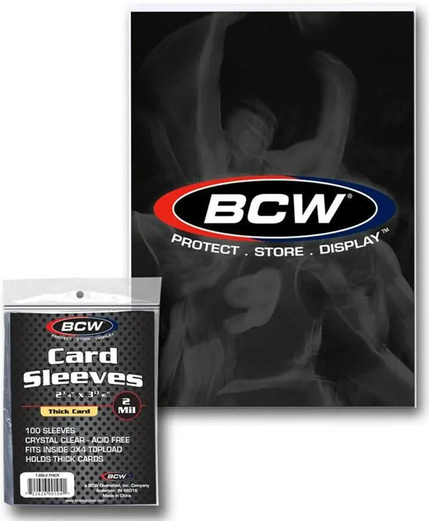 BCW THICK Card Deck Sleeve Protectors Standard Clear (100 PK)