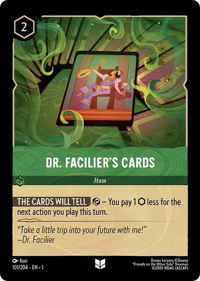 101/204 Dr. Facilier's Cards - Disney Lorcana First Chapter