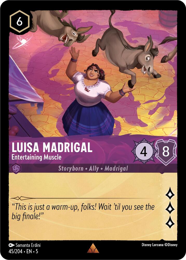 Luisa Madrigal, Entertaining Muscle 45/204 (Shimmering Skies)  - Cold Foil