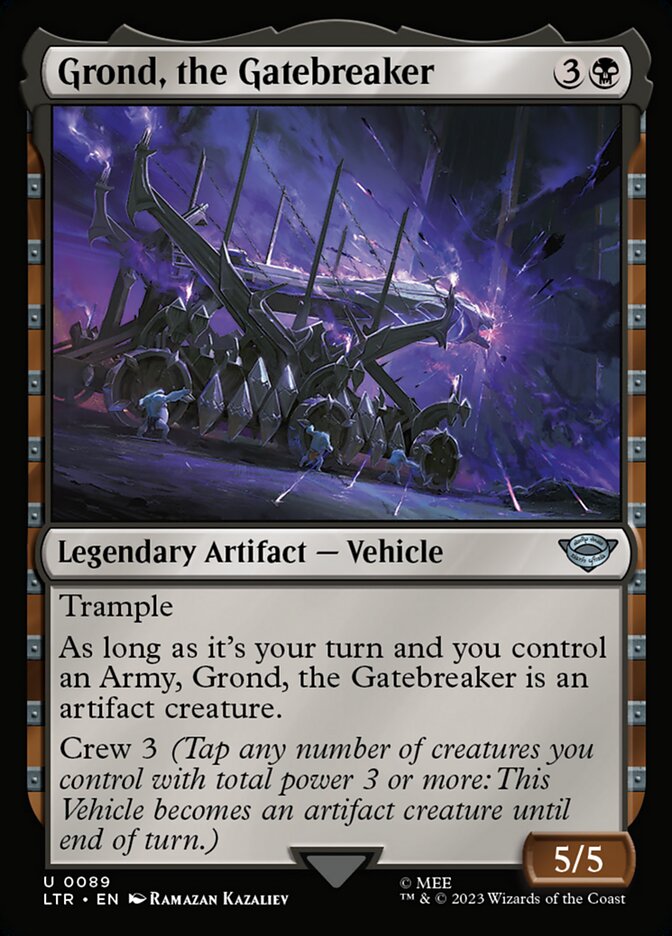 Grond, the Gatebreaker 89/281 (Universes Beyond: The Lord of the Rings: Tales of Middle-earth) 
