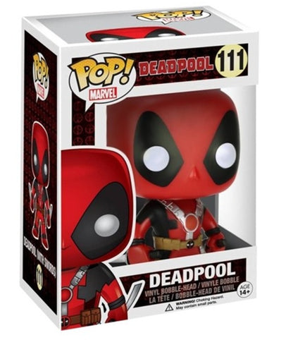 Deadpool #111 Double Swords Bobble Head Pop Vinyl Figure Funko