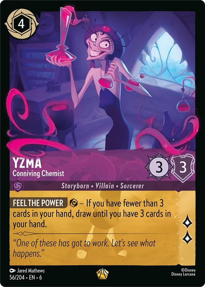 Yzma, Conniving Chemist 56/204 (Azurite Sea) 