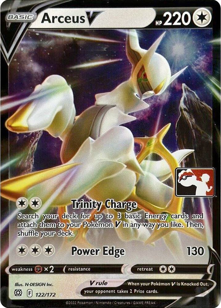 Arceus V Series 2/3 122/172 (Prize Pack Series Cards)  - Holofoil