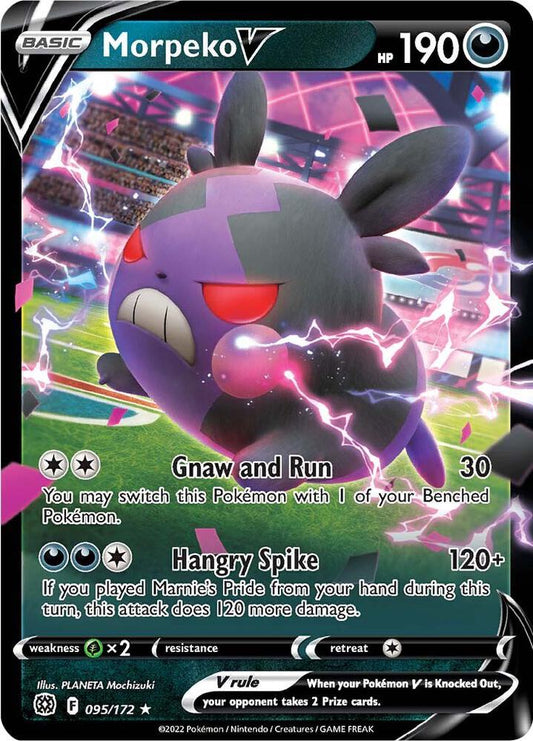 Morpeko V 095/172 (SWSH09: Brilliant Stars)  - Holofoil