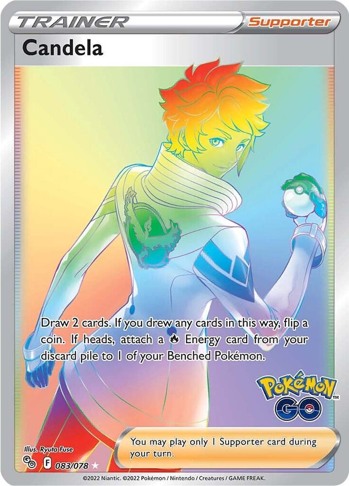 Candela Secret 083/078 (Pokemon GO)  - Holofoil