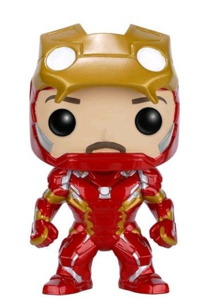 Iron Man (Unmasked) #136 Marvel Captain America Civil War Special Edition Bobble Head Pop Vinyl Figure Funko