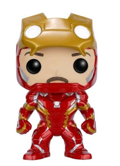 Iron Man (Unmasked) #136 Marvel Captain America Civil War Special Edition Bobble Head Pop Vinyl Figure Funko
