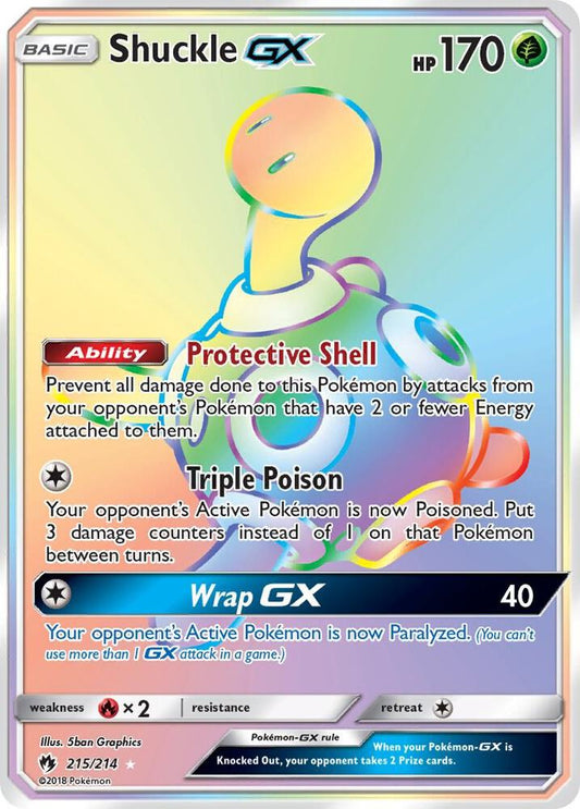 Shuckle GX 215/214 (SM - Lost Thunder)  - Holofoil