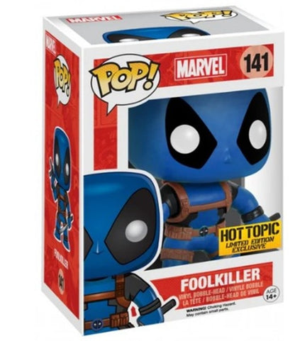 FoolKiller (Deadpool) #141 Hot Topic Limited Edition Exclusive Bobble Head Pop Vinyl Figure Funko