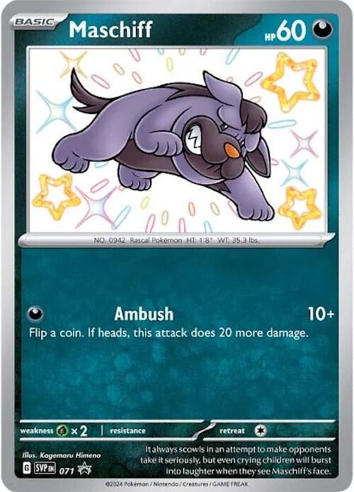 Maschiff 071 (SV: Scarlet & Violet Promo Cards)  - Holofoil