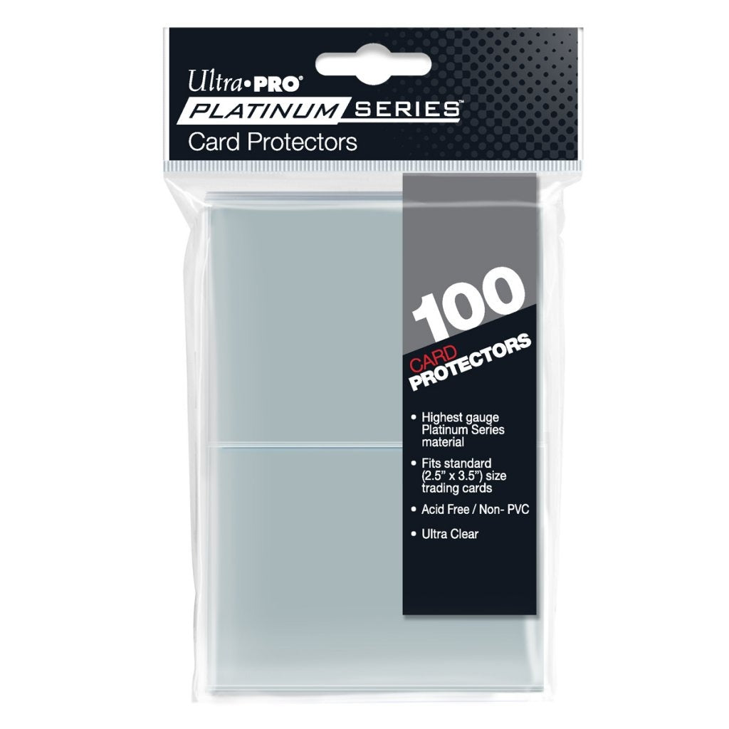 ULTRA PRO - Platinum Series Trading Card Deck Protector Sleeves Standard Size (100Pk)