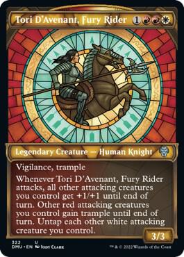 Tori DAvenant Fury Rider Showcase 322/281 (Dominaria United) 