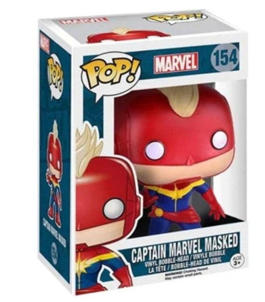 Captain America (Masked) #154 Marvel Bobble Head Pop Vinyl Figure Funko