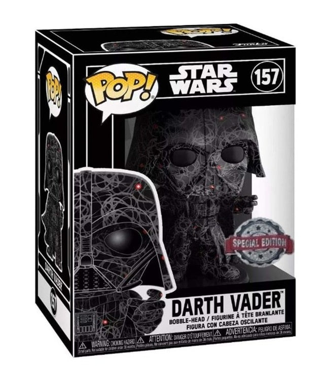 Darth Vader (Futura x Darth Vader) #308 Star Wars Special Edition Bobble-Head Pop Vinyl Figure Funko