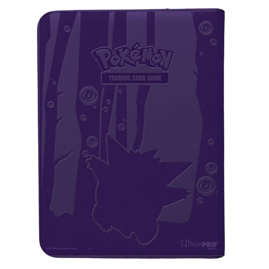 Pokémon TCG Elite Gengar 12pkt Zippered Pro Binder