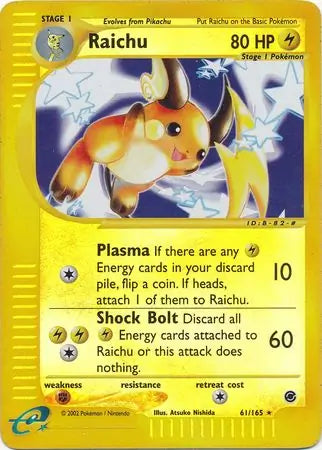 Raichu 061/165 (Expedition)  - Reverse Holofoil