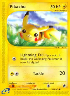 Pikachu 124/165 (Expedition) 
