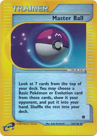 Master Ball 143/165 (Expedition)  - Reverse Holofoil