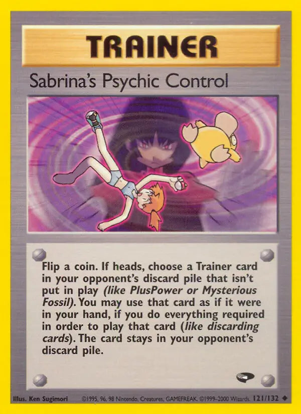 Sabrina's Psychic Control 121/132 (Gym Challenge)  - Unlimited