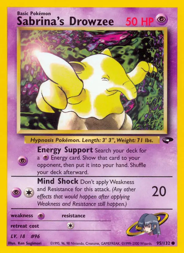 Sabrina's Drowzee 095/132 (Gym Challenge)  - Unlimited
