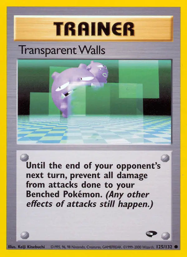 Transparent Walls 125/132 (Gym Challenge)  - Unlimited