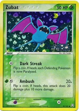 Zubat 82/109 (EX Team Rocket Returns)  - Reverse Holofoil