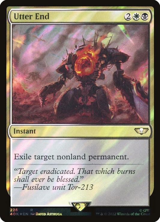 Utter End  226★/617 (Universes Beyond: Warhammer 40,000)  - Surge Foil