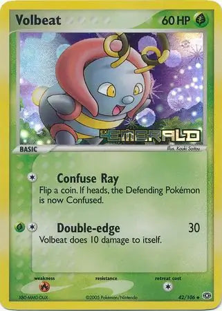 Volbeat 42/106 (Emerald)  - Reverse Holofoil