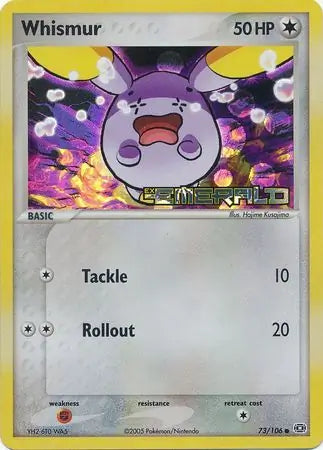 Whismur 73/106 (Emerald)  - Reverse Holofoil