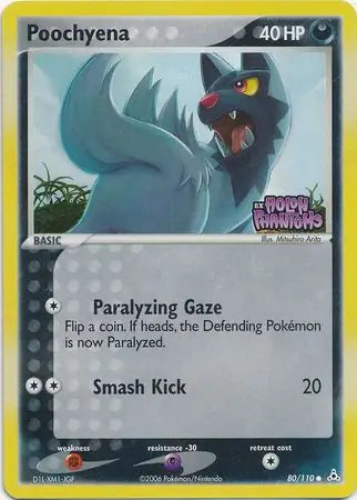 Poochyena 80/110 (Holon Phantoms)  - Reverse Holofoil