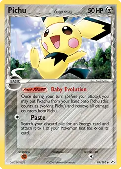 Pichu Delta Species 76/110 (Holon Phantoms) 