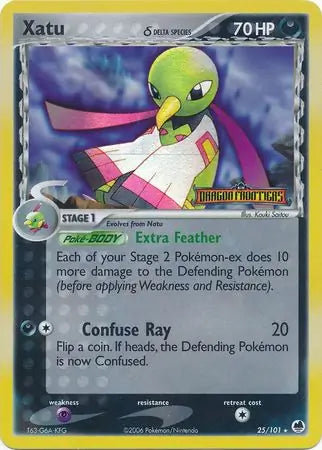 Xatu Delta Species 25/101 (Dragon Frontiers)  - Reverse Holofoil