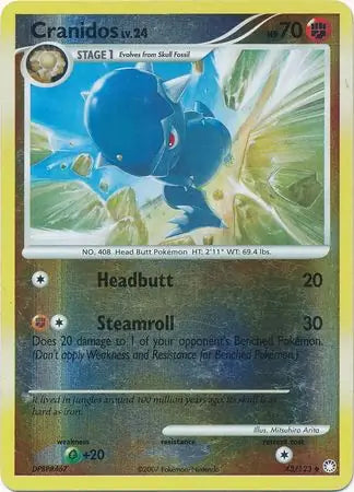 Cranidos 43/123 (Mysterious Treasures)  - Reverse Holofoil
