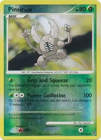 Pinsir 59/132 (Secret Wonders)  - Reverse Holofoil