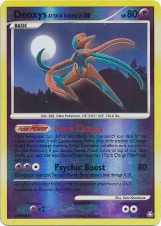 Deoxys Attack Forme 24/146 (Legends Awakened)  - Reverse Holofoil