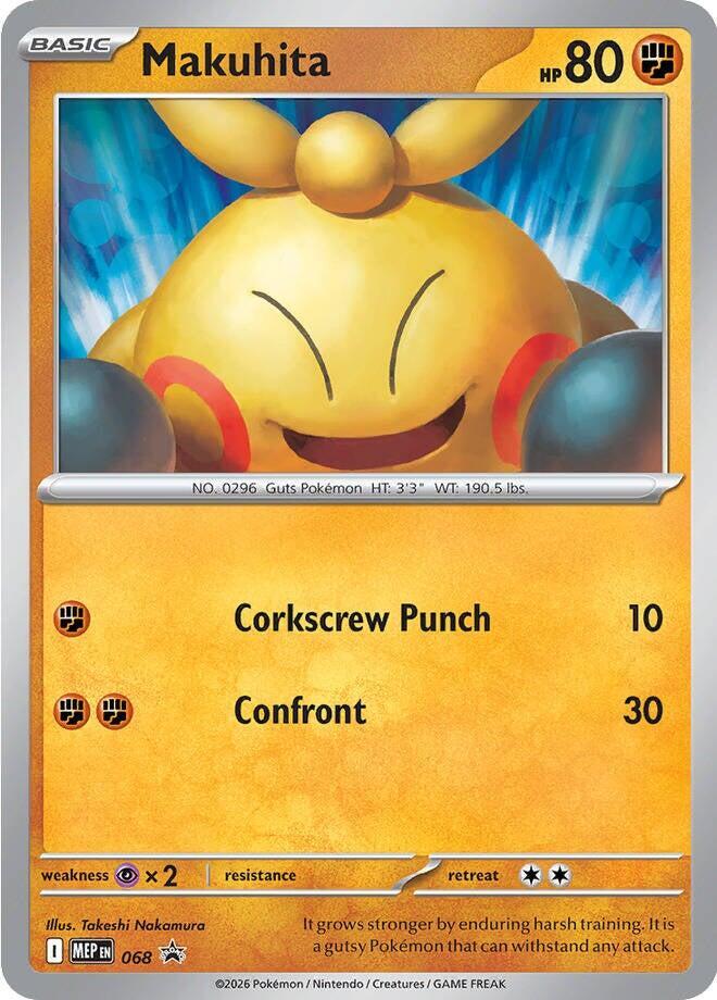 Makuhita 068 (ME: Mega Evolution Promo)  - Holofoil