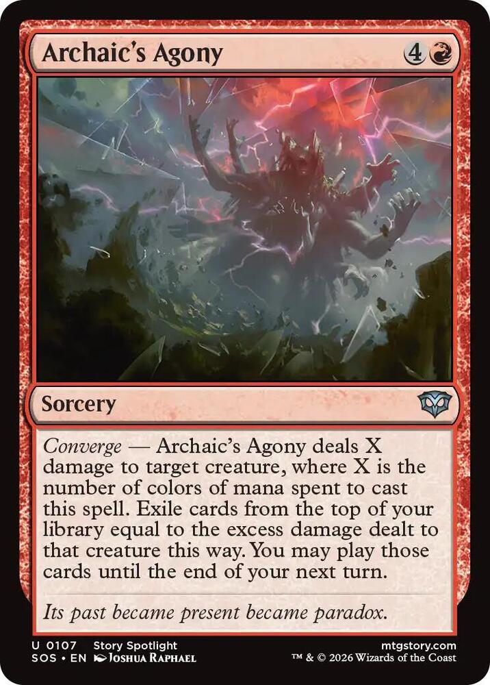Archaic's Agony 107 (Secrets of Strixhaven) 