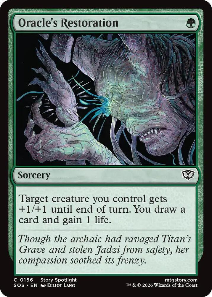 Oracle's Restoration 156 (Secrets of Strixhaven) 
