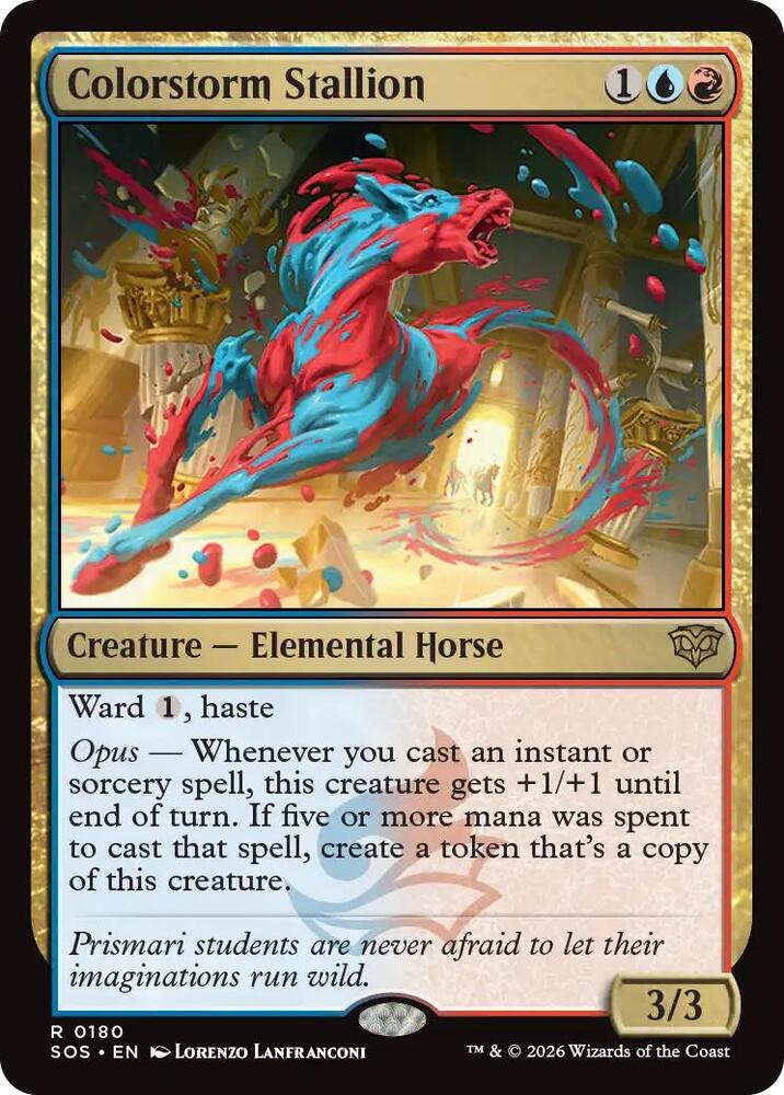 Colorstorm Stallion 180 (Secrets of Strixhaven) 