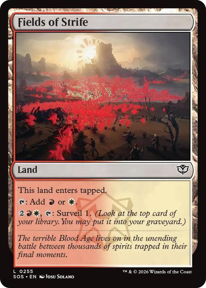 Fields of Strife 255 (Secrets of Strixhaven) 