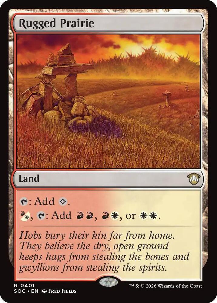 Rugged Prairie 401 (Commander: Secrets of Strixhaven) 
