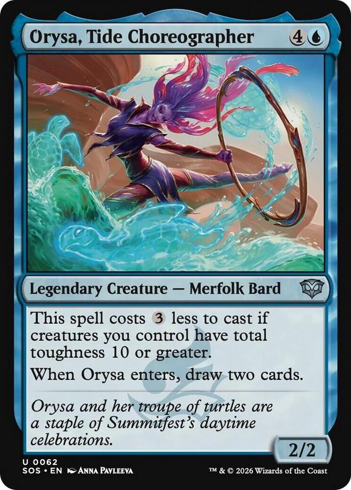 Orysa, Tide Choreographer 62 (Secrets of Strixhaven) 