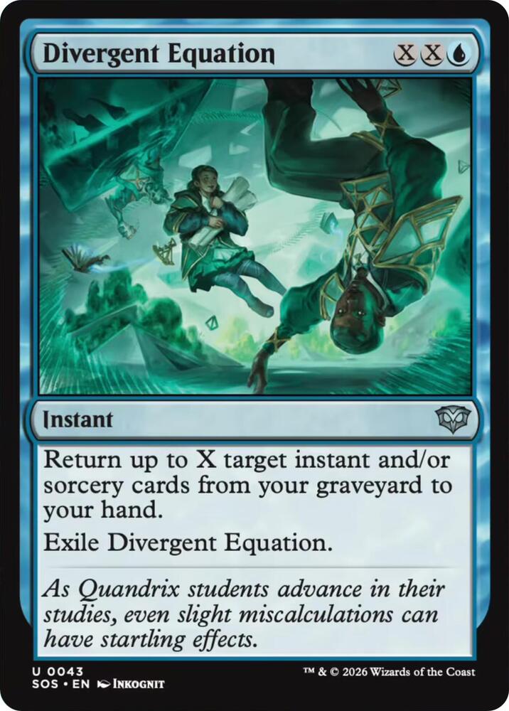 Divergent Equation 43 (Secrets of Strixhaven)  - Foil